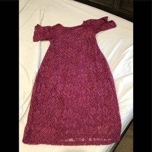 Maternity Ingrid and Isabel lace dress